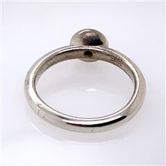James Avery Synthetic Sapphire Sterling Silver Rememberance Ring